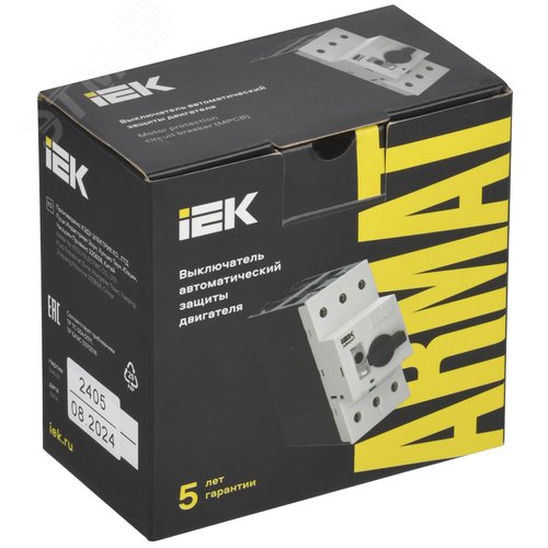 Выключатель автоматический защиты двигателя A6 GV2P 2,5-4А - фото 2