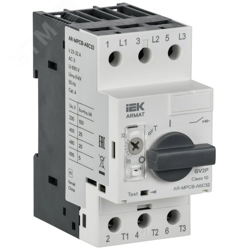 Изображение товара Выключатель автоматический защиты двигателя A6 GV2P 23-32А (шт)