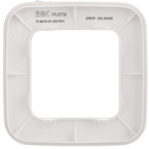 FLITE ARTISTIC Рамка 1-местная РУ-1-А-ФлБ белый IEK - фото 5