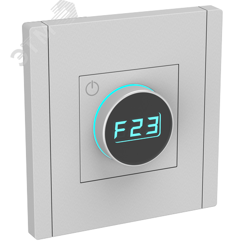 Изображение товара FORTE&PIANO Термостат электронный с индикацией FP552 сталь IEK (шт)