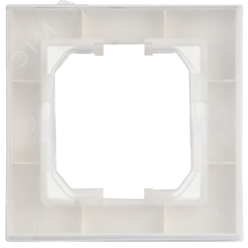 BRITE Рамка 1-местная IP44 РУ-1-БрАБ-44 арктический белый IEK - фото 3