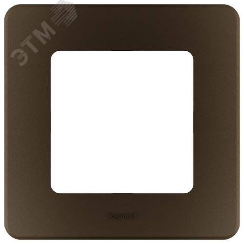 Рамка 1-местная бронза INSPIRIA - фото 1