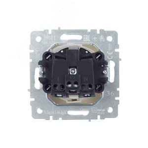 BRITE Розетка с заземлением с защитными шторками и крышкой 16А IP44 РСбш10-3-44-БрЖ жемчуг - фото 7