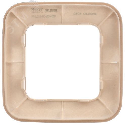 FLITE ARTISTIC Рамка 1-местная РУ-1-А-ФлЛ льняной IEK - фото 5