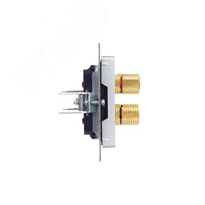 BRITE Аудиорозетка 4 поста РА10-БрА алюминий - фото 3