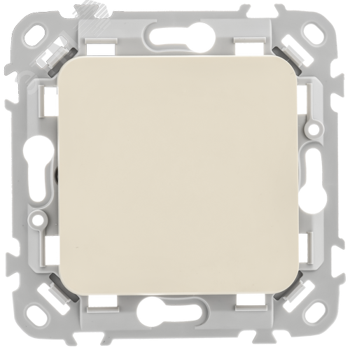 FLITE Выключатель 1-клавишный 10А ВС11-1-0-ФлСл сливочный IEK - фото 6