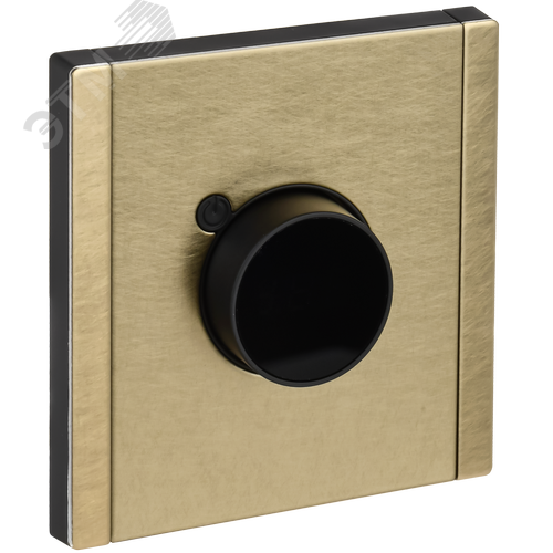 Изображение товара FORTE&PIANO Термостат электронный с индикацией FP652M металл шампань IEK (шт)