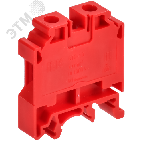 ARMAFIX Клемма винтовая CTS 10мм2 красная IEK - фото 3