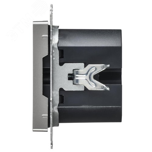 BRITE Розетка USB C 65Вт высокоскоростная зарядка РЮ12-1-БрС сталь IEK - фото 6