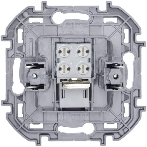 Розетка телефонная RJ11 белый INSPIRIA - фото 4