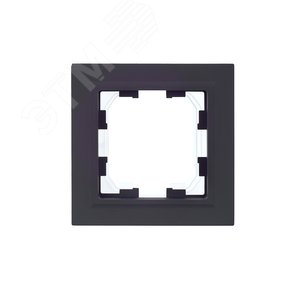 BRITE Рамка 1 пост IP44 РУ-1-БрГ-44 графит - фото 2