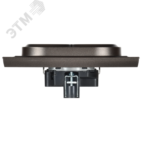 BRITE Розетка двойная с заземлением без защитных шторок 16А в сборе РС12-3-БрТБ темная бронза - фото 5