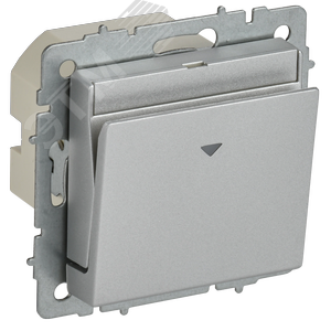 BRITE Выключатель карточный 30А ВС10-1-8-БрА алюминий IEK - фото 1