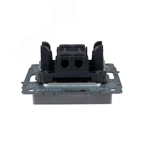 BRITE Выключатель одноклавишный 10А ВС10-1-0-БрА алюминий - фото 4