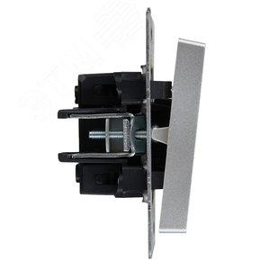 BRITE Выключатель жалюзи 10А ВС10-1-5-БрА алюминий - фото 3