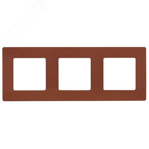 Изображение товара Рамка 3-местная какао ETIKA (шт)