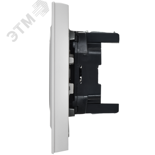 BRITE Розетка 2-местная без заземления без защитных шторок 10А в сборе РС12-2-БрАБ арктический белый IEK - фото 5