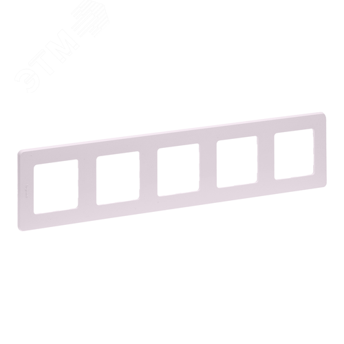 Изображение товара Рамка 5-местная розовый INSPIRIA (шт)
