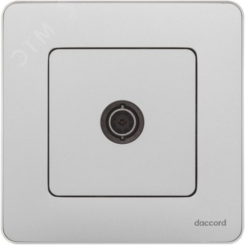 Розетка TV тип звезда алюминий INSPIRIA - фото 5