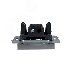 BRITE Выключатель одноклавишный проходной 10А ВС10-1-6-БрА алюминий - фото 4