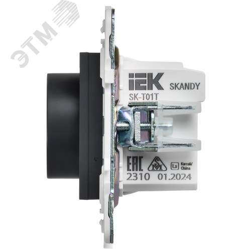 SKANDY Термостат электронный с индикацией SK-T01T титан IEK - фото 4