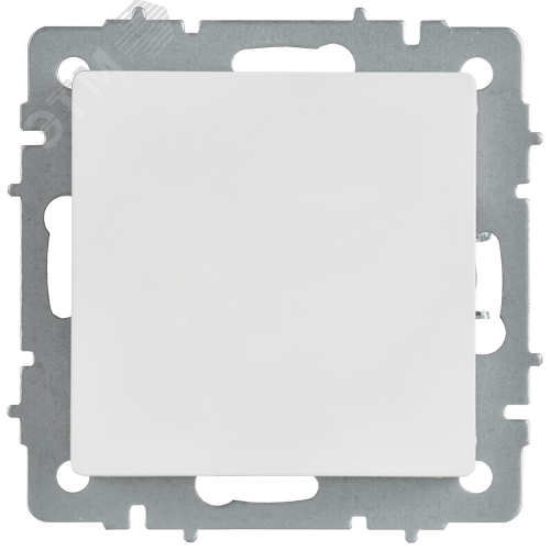 BRITE Заглушка с суппортом МЗ10-БрАБ арктический белый IEK - фото 4