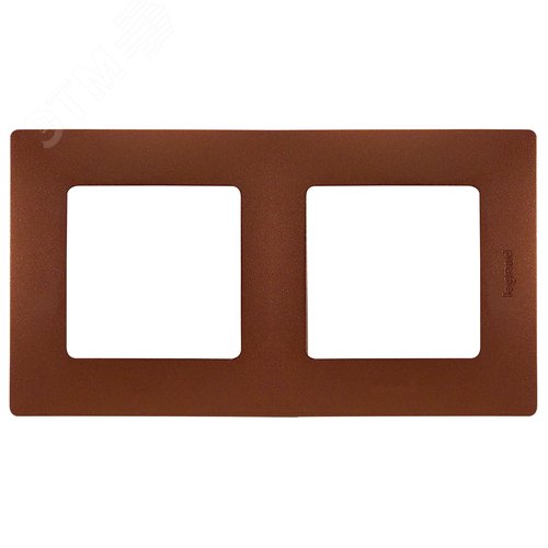 Изображение товара Рамка 2-местная какао ETIKA (шт)