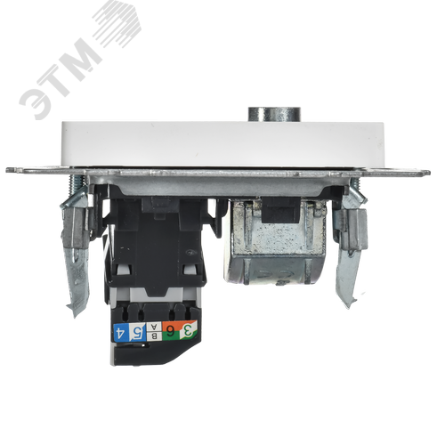 BRITE Розетка двойная TV+RJ45 кат.5E РТВ/РК12-БрАБ арктический белый IEK - фото 4