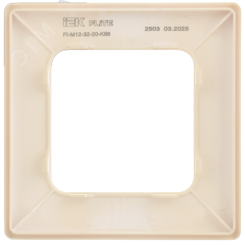 FLITE CLASSIC Рамка 1-местная РУ-1-К-ФлСл сливочный IEK - фото 4