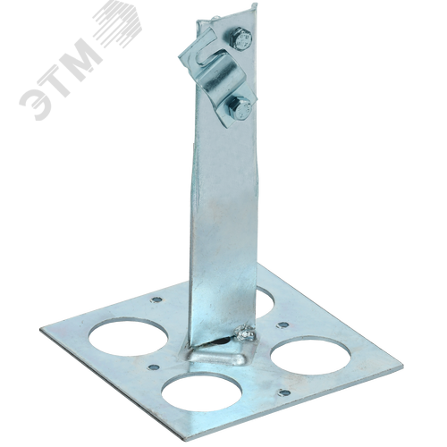 Изображение товара Держатель проводника круглого 6-10 мм винтовой для плоской кровли h 90 мм оцинкованная сталь HDZ (шт)