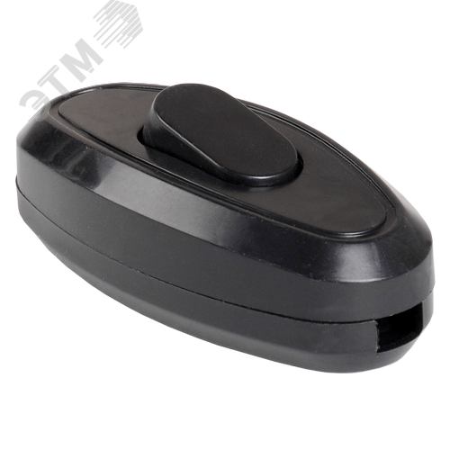 Изображение товара Выключатель одноклавишный разборный для бра ВБ-01Ч черный (шт)