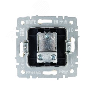 BRITE Розетка TV проходная РТВ10-0-БрКр бежевый - фото 4