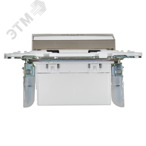 SKANDY Кнопка звонка с индикацией для отелей 10А SK-V17Sh шампань IEK - фото 6