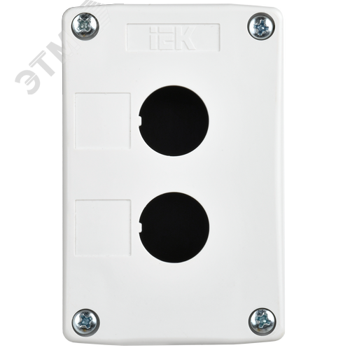 Корпус КП102-Р для кнопок 2 места белый - фото 3