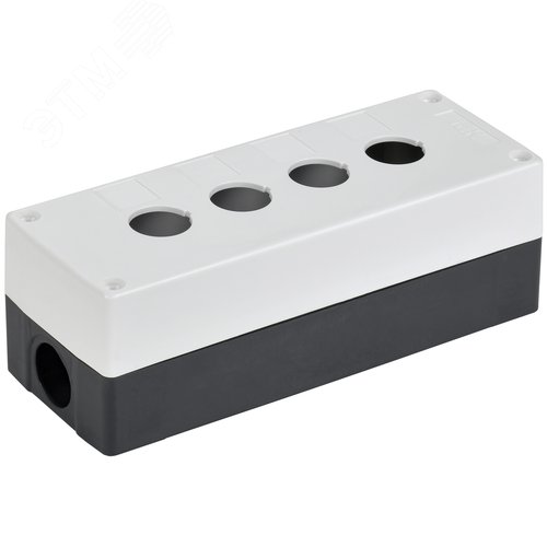 Изображение товара Корпус КП104-Р для кнопок 4 места белый (упак)