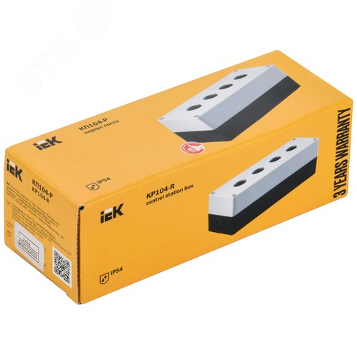 Корпус КП104-Р для кнопок 4 места белый - фото 2