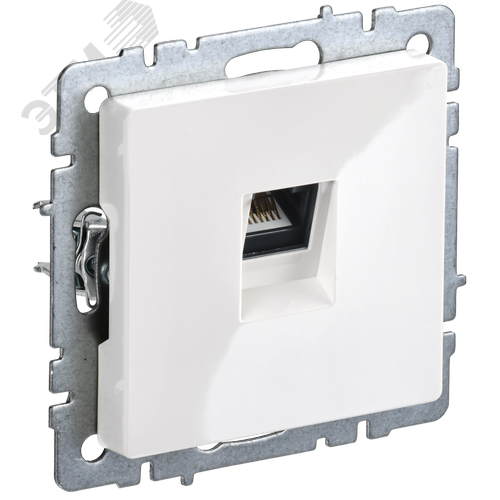 Изображение товара BRITE Розетка компьютерная RJ45 кат.5E РК10-БрБ белый (шт)