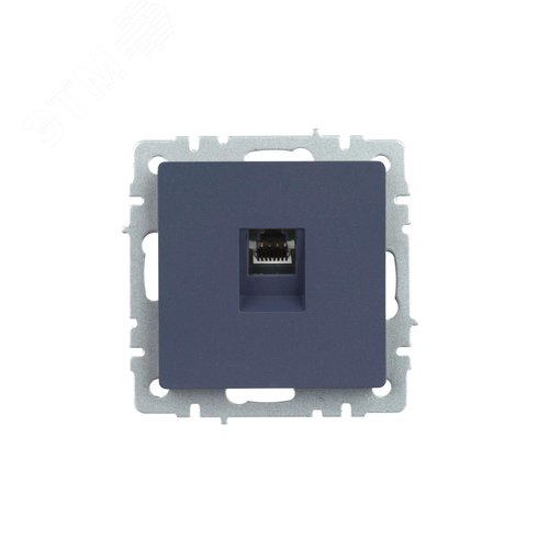 BRITE Розетка компьютерная RJ45 кат.5E РК10-БрМ маренго - фото 2