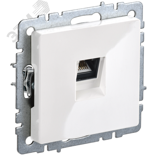 Изображение товара BRITE Розетка компьютерная RJ45 кат.6 РК11-БрБ белый (шт)