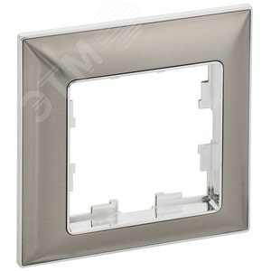 Изображение товара BRITE Рамка 1 пост РУ-1-Бр хром/никель IEK (шт)