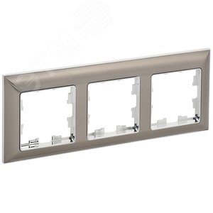 Изображение товара BRITE Рамка 3 поста РУ-3-Бр хром/никель IEK (шт)