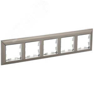 Изображение товара BRITE Рамка 5 постов РУ-5-Бр хром/никель IEK (шт)