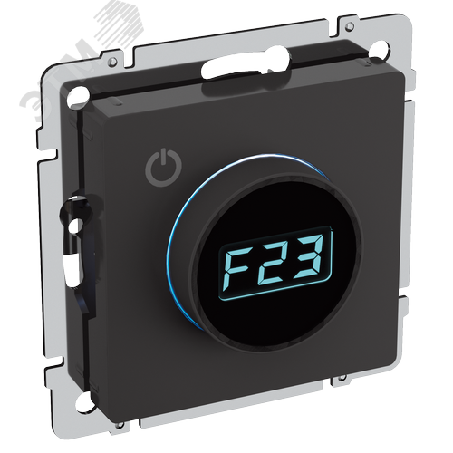 Изображение товара BRITE Термостат электронный с индикацией ТС10-1-БрЧ черный IEK (шт)