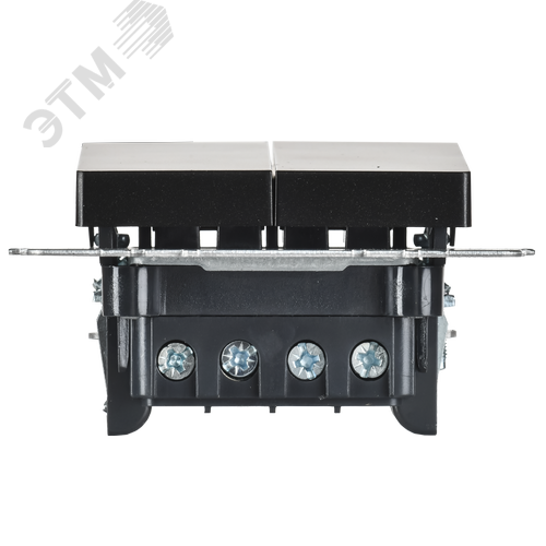 BRITE Выключатель 2-клавишный перекрестный 10А ВС10-2-3-БрЧ черный IEK - фото 4