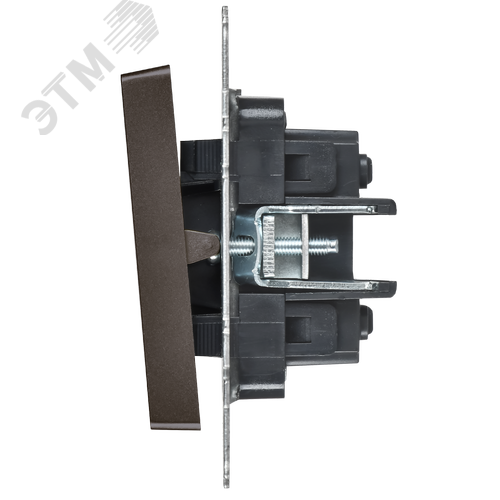 BRITE Выключатель 2-клавишный перекрестный 10А ВС10-2-3-БрТБ темная бронза IEK - фото 3