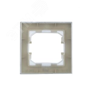 BRITE Рамка 1 пост IP44 РУ-1-БрА-44 алюминий - фото 4