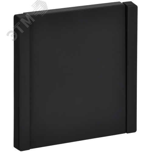 Изображение товара FORTE&PIANO Выключатель 1-клавишный перекрестный 10А FP112M металл черный IEK (шт)