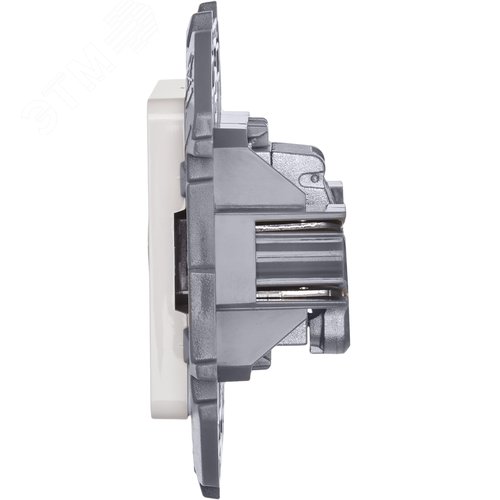 Розетка TV проходная белый INSPIRIA - фото 4