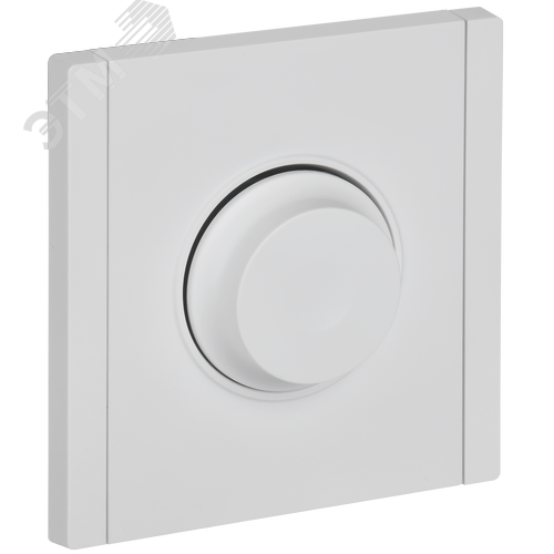Изображение товара FORTE&PIANO Светорегулятор поворотно-нажимной 600Вт FP254 белый IEK (шт)