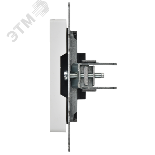 BRITE Заглушка с суппортом МЗ10-БрАБ арктический белый IEK - фото 5